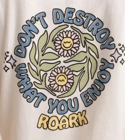 Roark Enjoy Everyday Premium Tee Coconut Clearance