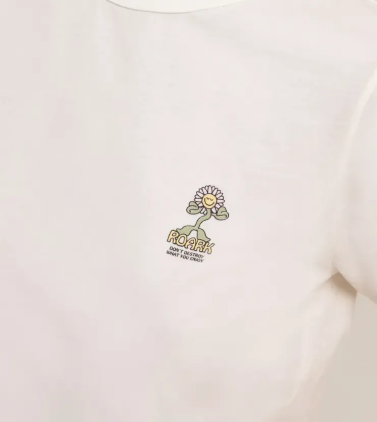 Roark Enjoy Everyday Premium Tee Coconut Clearance