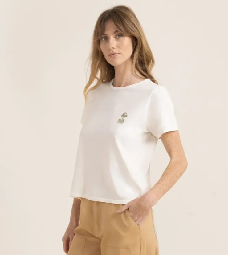 Roark Enjoy Everyday Premium Tee Coconut Clearance