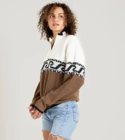 Roark Fjord Sweater Saddle Sale