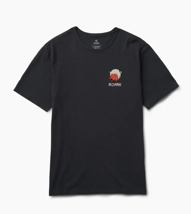 Roark Fjordlord Premium Tee Black New