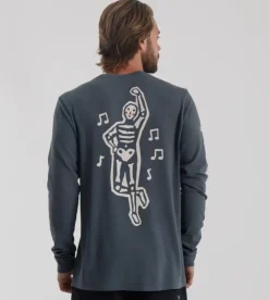 Roark Folk Yeah LS Premium Tee Orion Clearance
