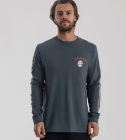 Roark Folk Yeah LS Premium Tee Orion Clearance