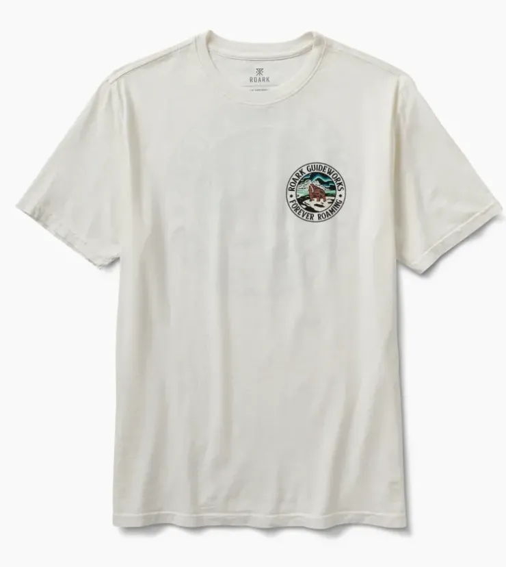 Roark Forever Roaming Premium Tee OffWhite New
