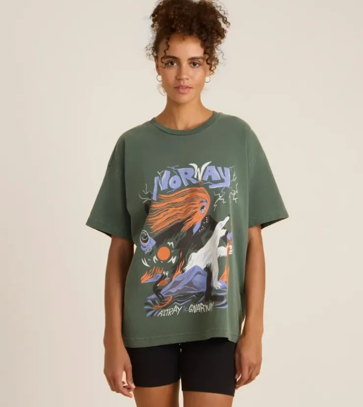 Roark Gnarway Oversized Premium Tee TundraSun
