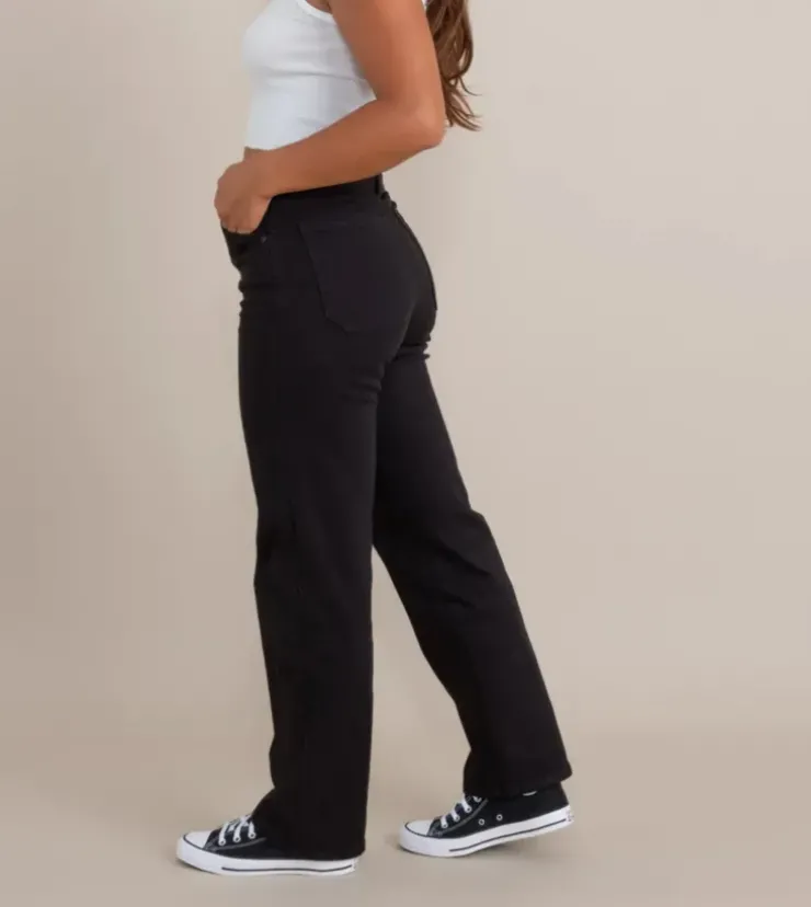 Roark HWY 395 Broken Twill Jeans Black Clearance