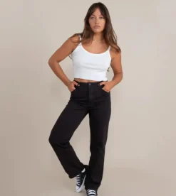 Roark HWY 395 Broken Twill Jeans Black Clearance