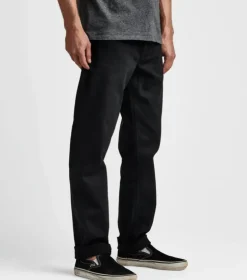 Roark HWY 128 Straight Fit Broken Twill Jeans Black2 Online