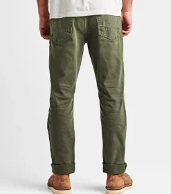 Roark HWY 128 Straight Fit Broken Twill Jeans Military2 Clearance