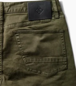 Roark HWY 128 Straight Fit Broken Twill Jeans Military2 Clearance