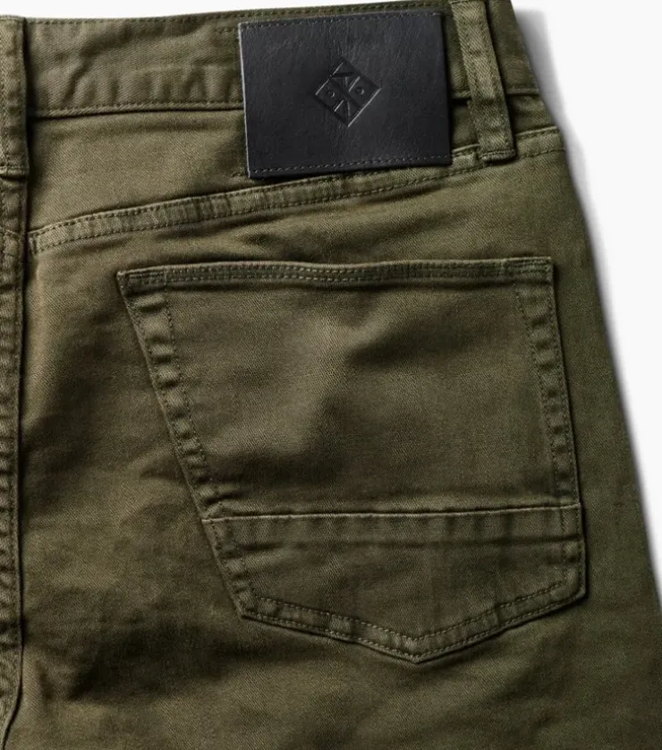 Roark HWY 128 Straight Fit Broken Twill Jeans Military2 Clearance