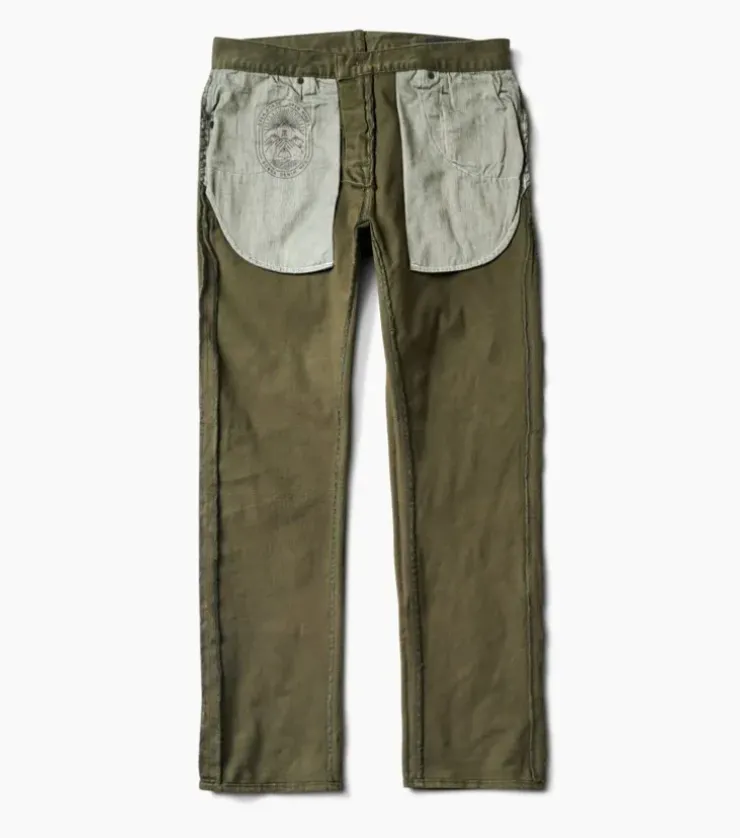 Roark HWY 128 Straight Fit Broken Twill Jeans Military2 Clearance