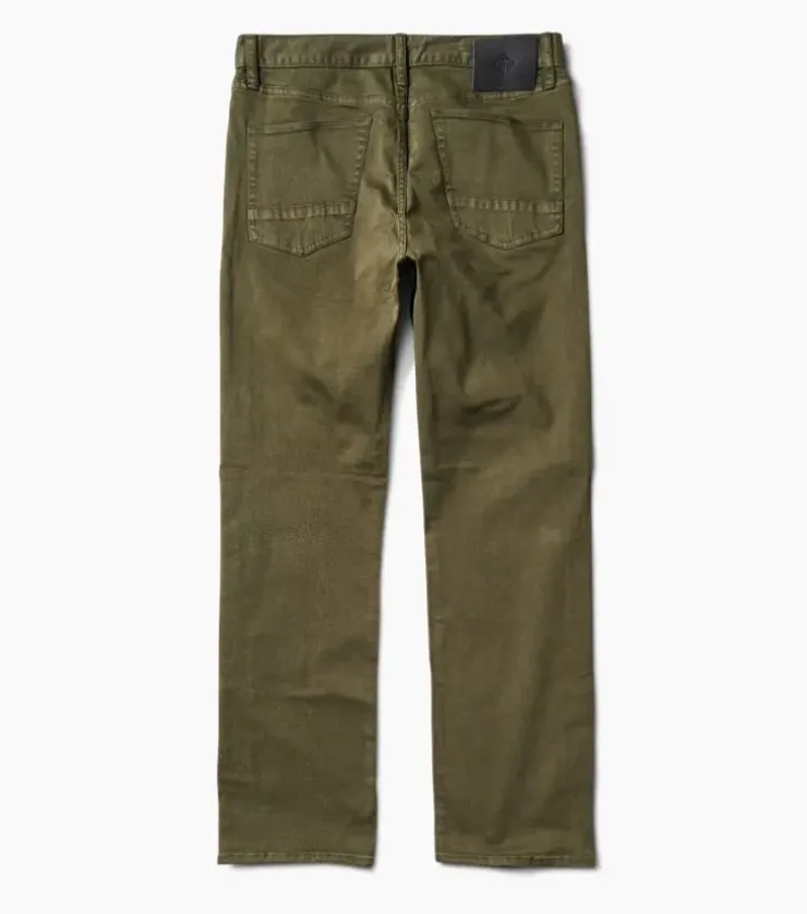 Roark HWY 128 Straight Fit Broken Twill Jeans Military2 Clearance