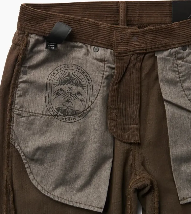 Roark HWY 128 Straight Fit Corduroy Denim Kaffa