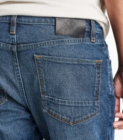 Roark HWY 128 Straight Fit Hemp Worx™ Denim MediumClassic Best