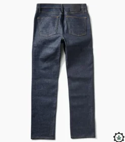 Roark HWY 128 Straight Fit Raw Hemp Worx™ Denim Raw2