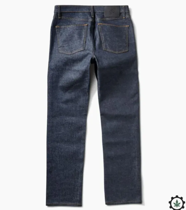 Roark HWY 128 Straight Fit Raw Hemp Worx™ Denim Raw2
