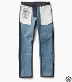 Roark HWY 128 Straight Fit Raw Hemp Worx™ Denim Raw2