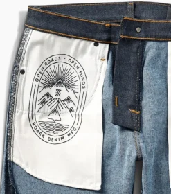 Roark HWY 128 Straight Fit Raw Hemp Worx™ Denim Raw2