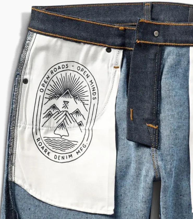 Roark HWY 128 Straight Fit Raw Hemp Worx™ Denim Raw2
