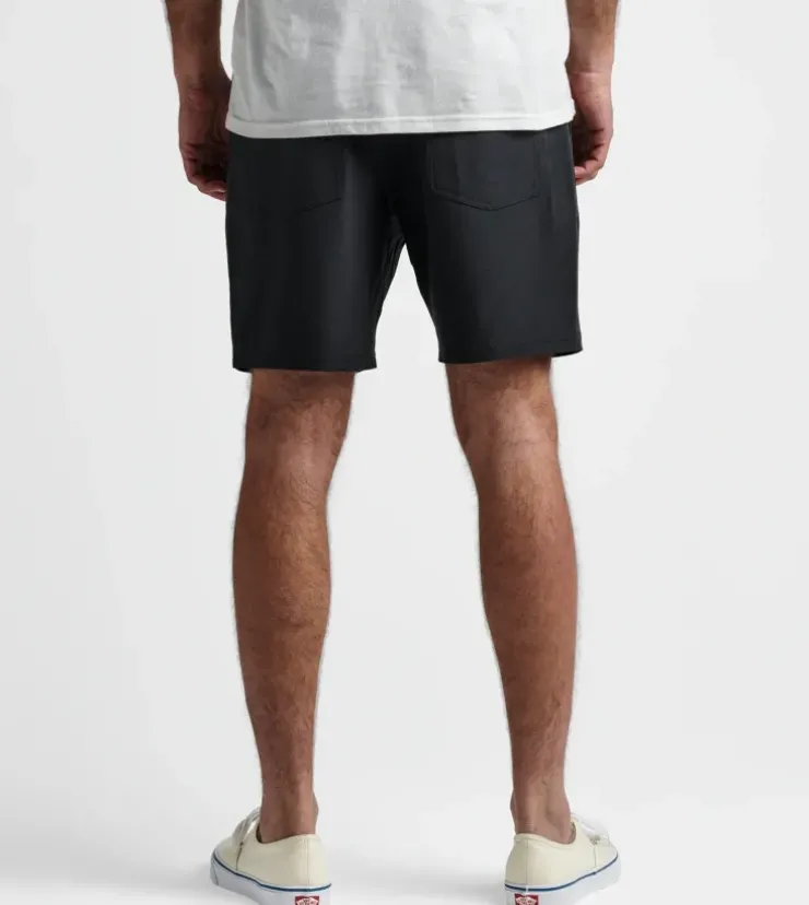 Roark Hybro Hybrid Shorts 17" Black Sale
