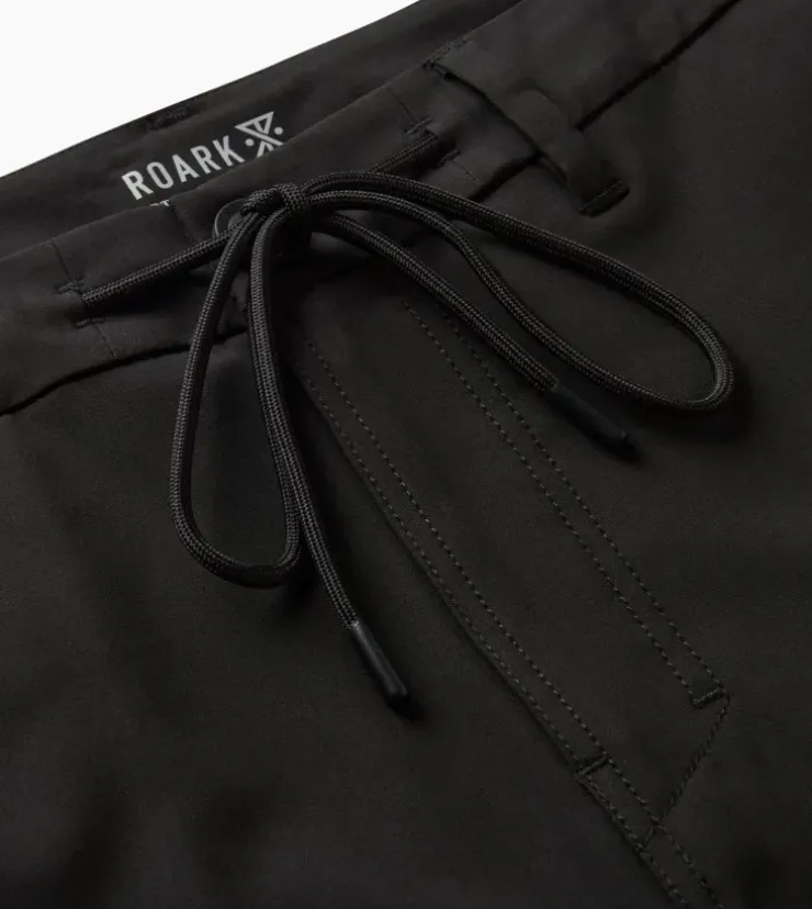 Roark Hybro Hybrid Shorts 17" Black Sale