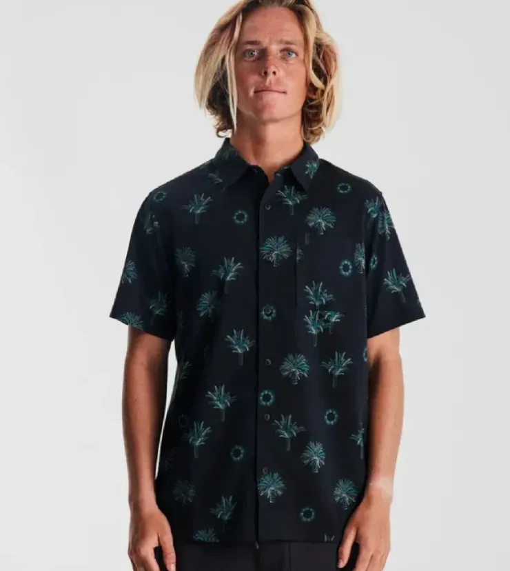 Roark Journey Button Up Shirt LaFrondaBlack Sale