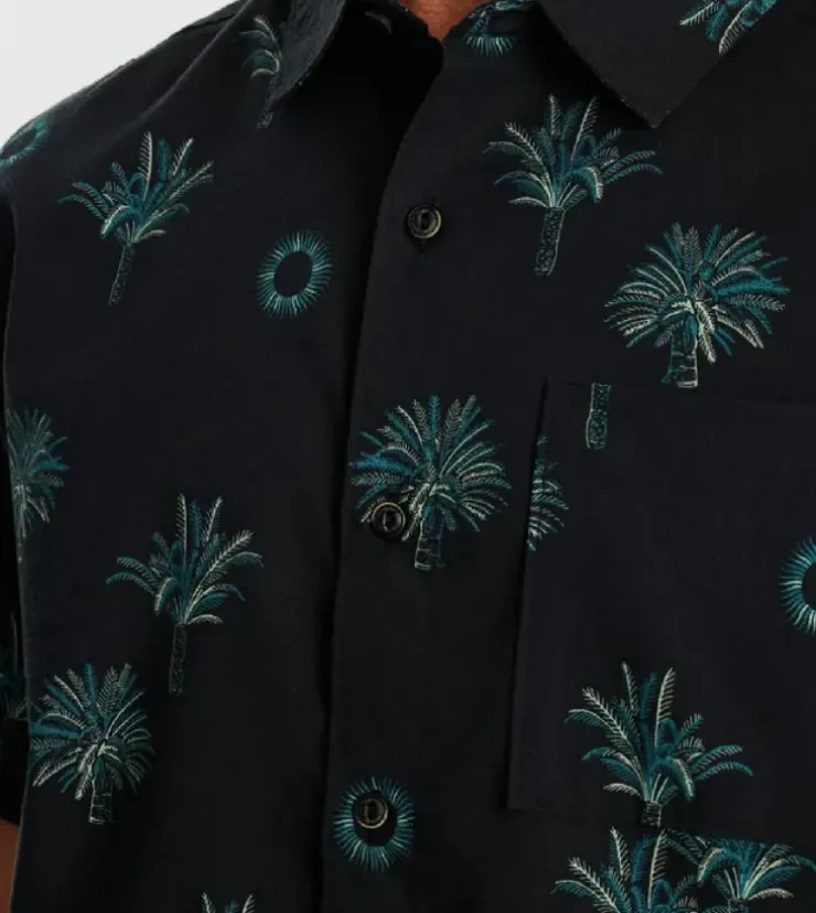 Roark Journey Button Up Shirt LaFrondaBlack Sale