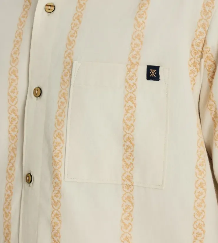 Roark Journey Button Up Shirt Almond Outlet