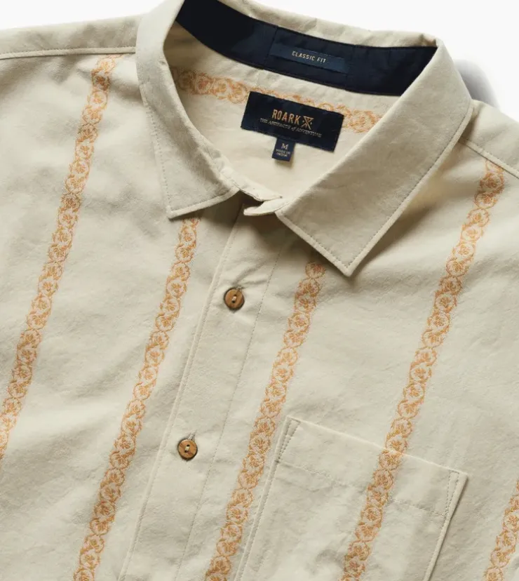 Roark Journey Button Up Shirt Almond Outlet