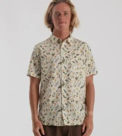 Roark Journey Button Up Shirt BendikAlmondPaste Discount
