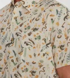 Roark Journey Button Up Shirt BendikAlmondPaste Discount