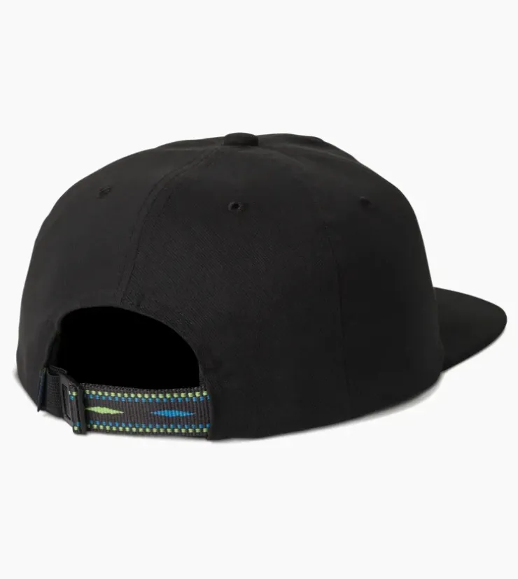 Roark Layover Strapback Hat Black Online