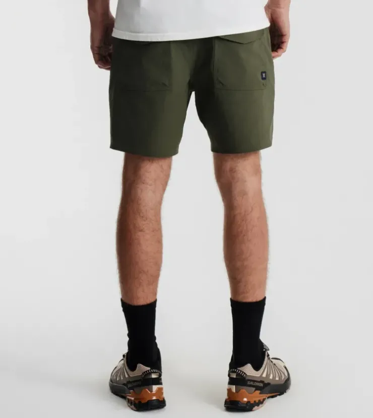 Roark Layover Trail Shorts 17" Military Best