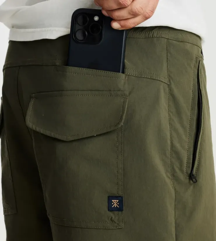 Roark Layover Trail Shorts 17" Military Best