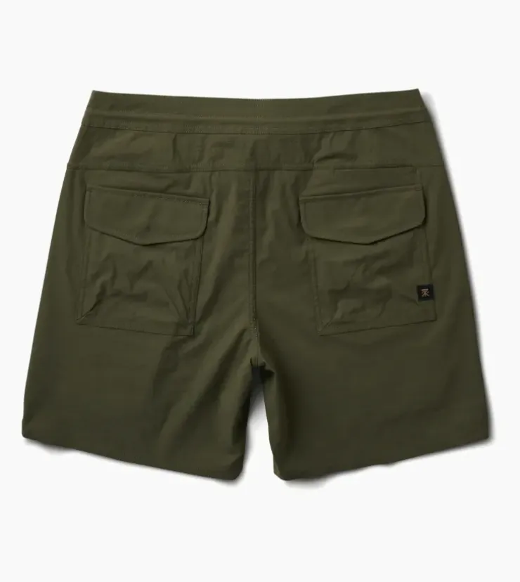 Roark Layover Trail Shorts 17" Military Best