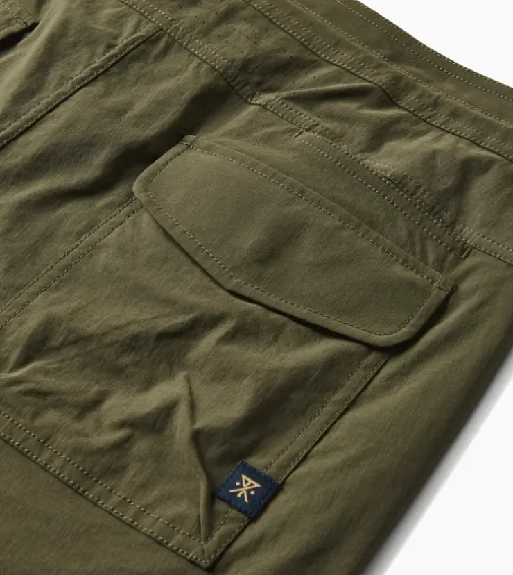 Roark Layover Trail Shorts 17" Military Best