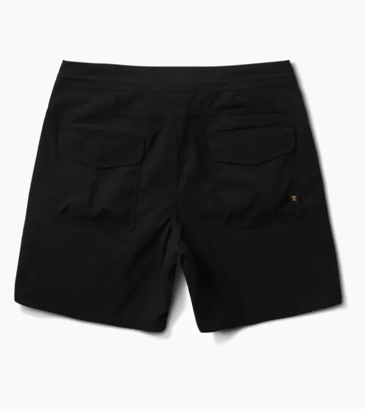 Roark Layover Trail Shorts 17" Black Clearance
