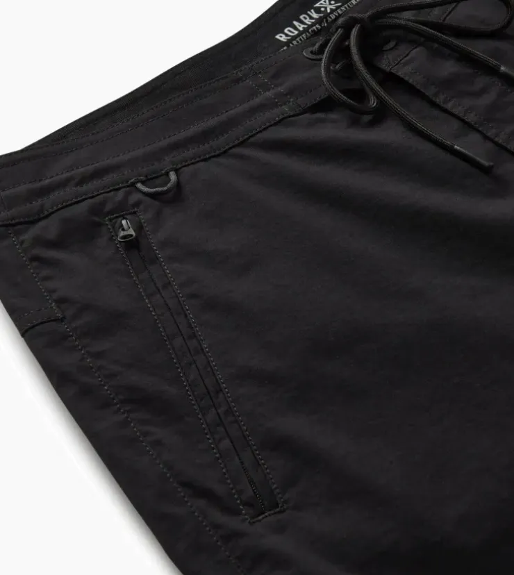 Roark Layover Trail Shorts 17" Black Clearance