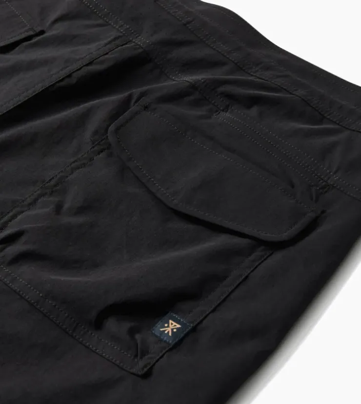 Roark Layover Trail Shorts 17" Black Clearance