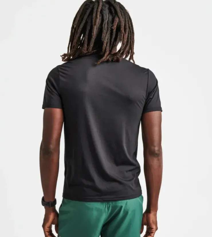 Roark Mathis Core Running Tee Black Discount