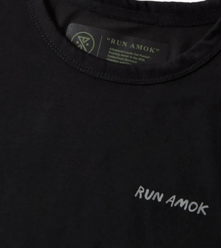 Roark Mathis Core Running Tee Black Discount