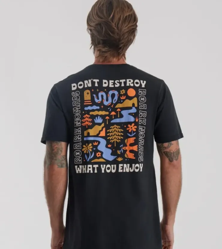 Roark Nomads Premium Tee Black