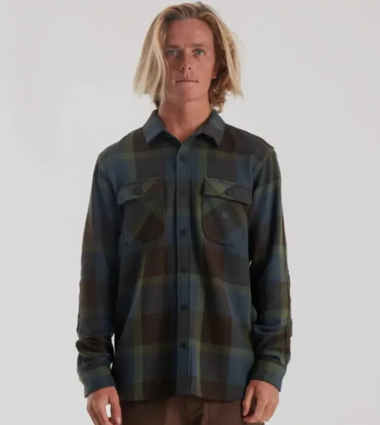 Roark Nordsman Cotton Long Sleeve Flannel Orion Clearance