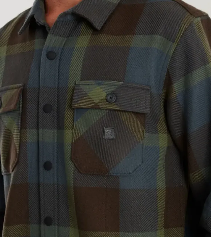 Roark Nordsman Cotton Long Sleeve Flannel Orion Clearance