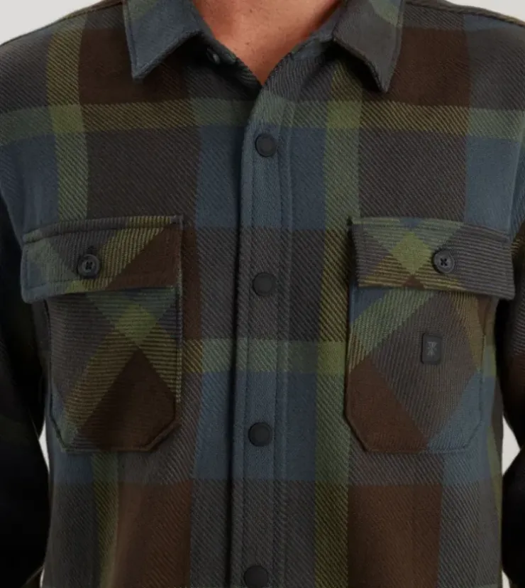 Roark Nordsman Cotton Long Sleeve Flannel Orion Clearance