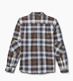 Roark Nordsman Cotton Long Sleeve Flannel Natural Outlet