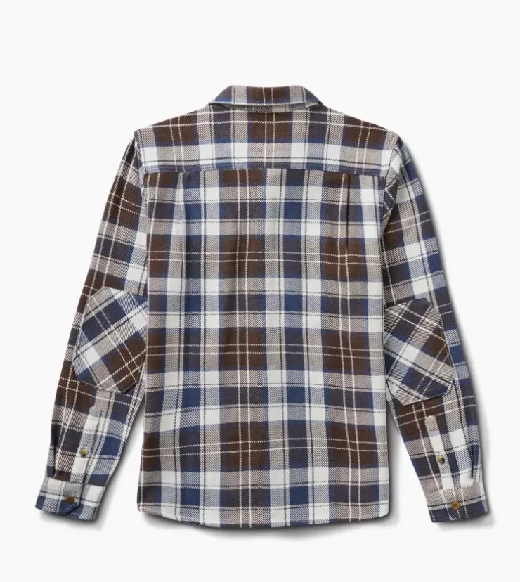 Roark Nordsman Cotton Long Sleeve Flannel Natural Outlet