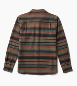 Roark Nordsman Cotton Long Sleeve Flannel Rust Clearance