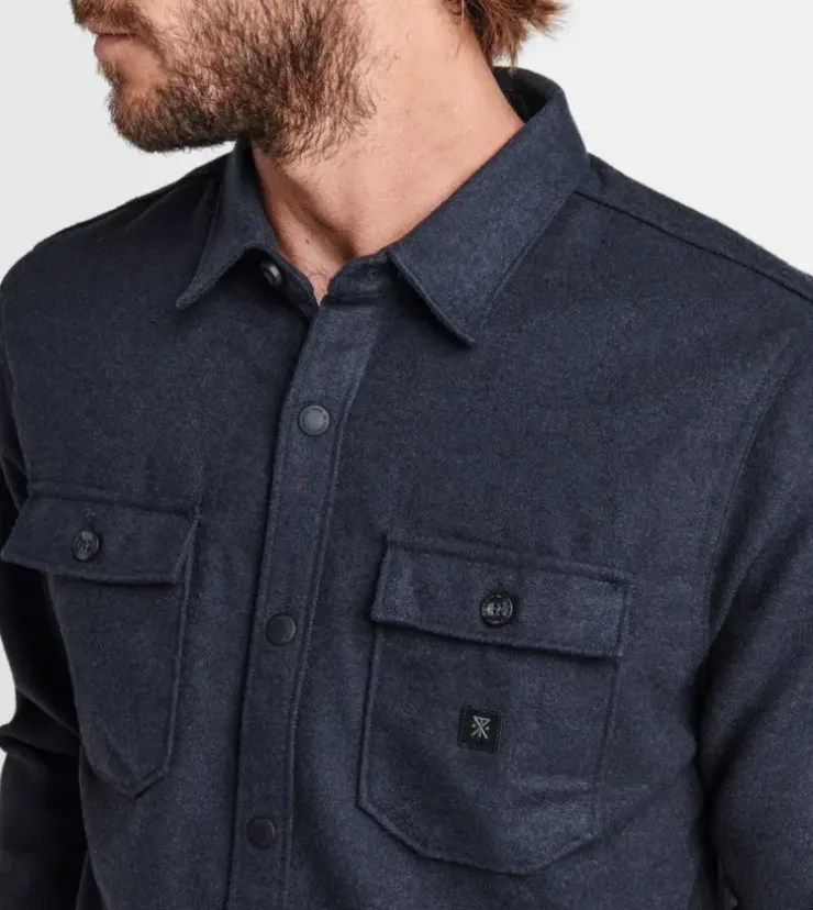 Roark Nordsman Long Sleeve Flannel DarkNavy